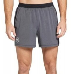 Under Armour Men Charcoal Athletic Shorts Size Large